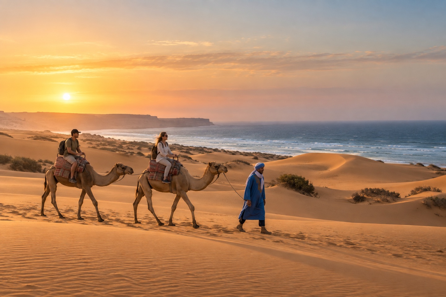 Camel Ride through the Coastal Dunes