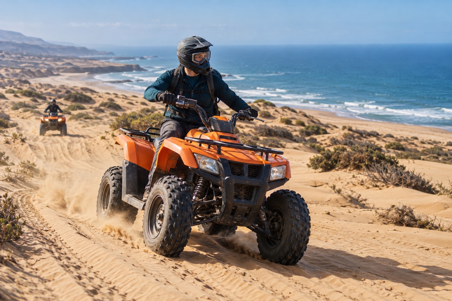 Quad Biking in Timlaline Dunes
